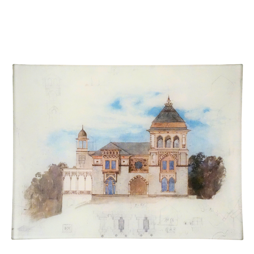 John Derian for FINCH : Frederic Edwin Church 8" x 10.5" decoupage tray