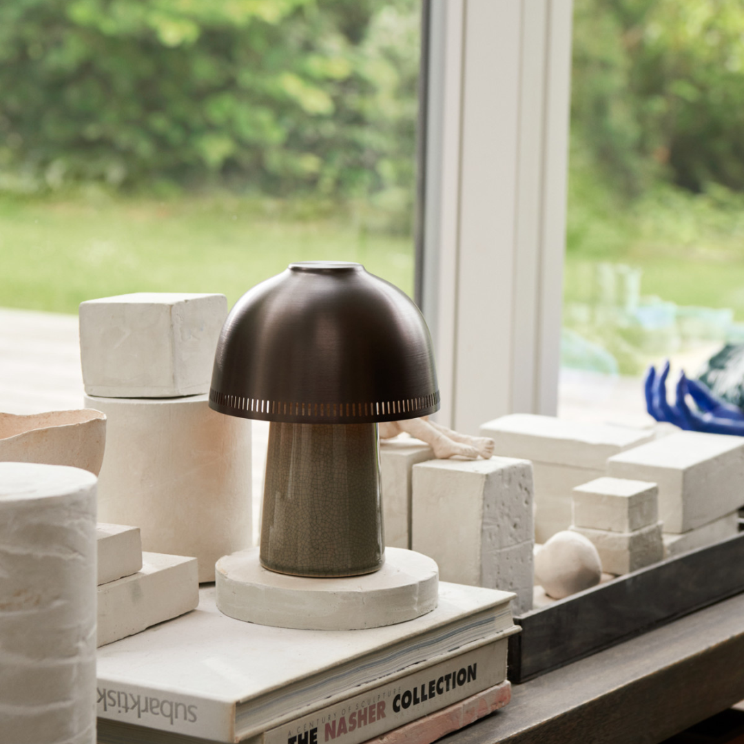 Sebastian Herkner : Raku SH8 Portable Table Lamp for &Tradition