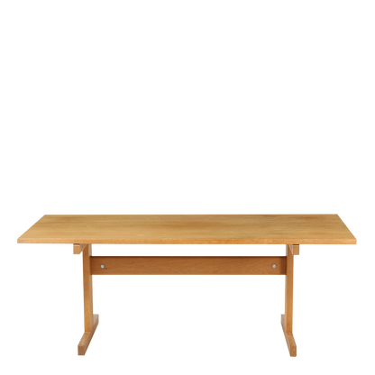 1960s Hans J. Wegner : solid oakwood "Shaker" dining table, Model AT 311