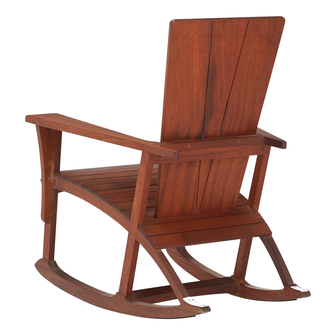 1940s Klaus Wettergren : Shaker style mahogany rocking chair