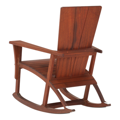 1940s Klaus Wettergren : Shaker style mahogany rocking chair
