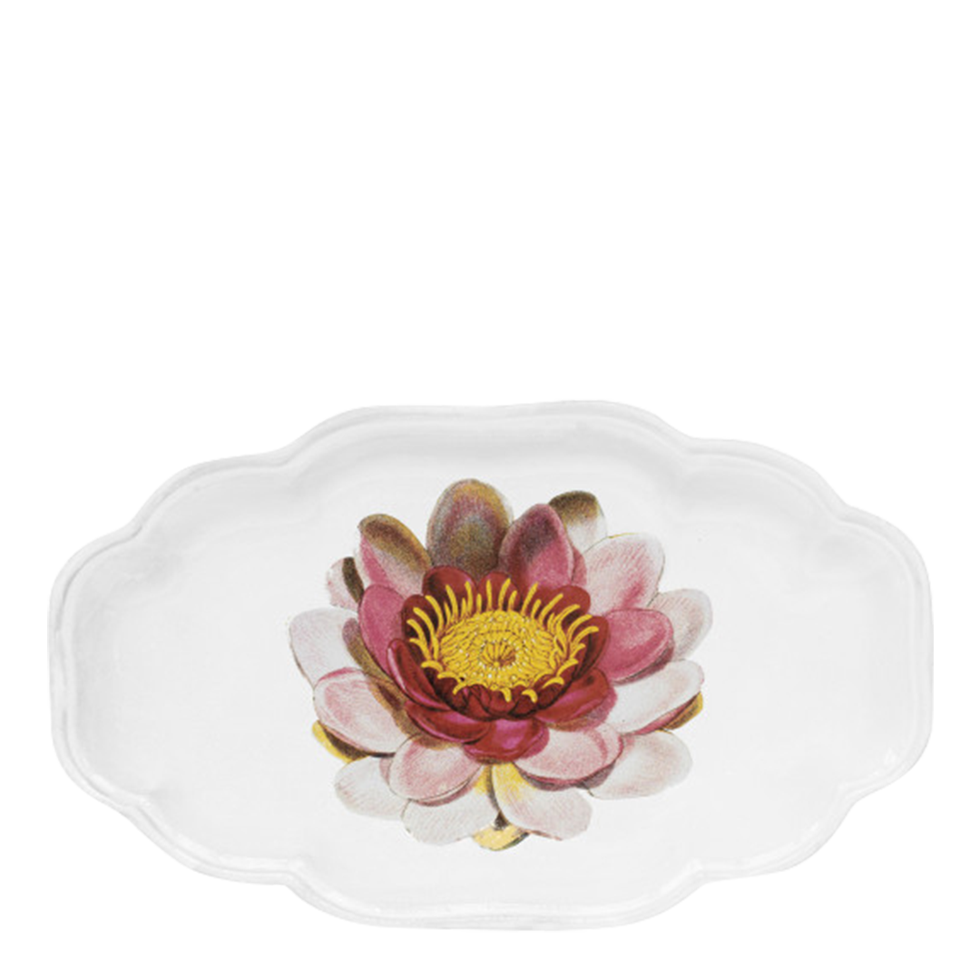 John Derian : Waterlily Platter for Astier de Villatte