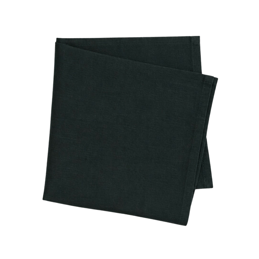 FINCH Tabletop : Moss Green Linen Napkins (Set of 4)