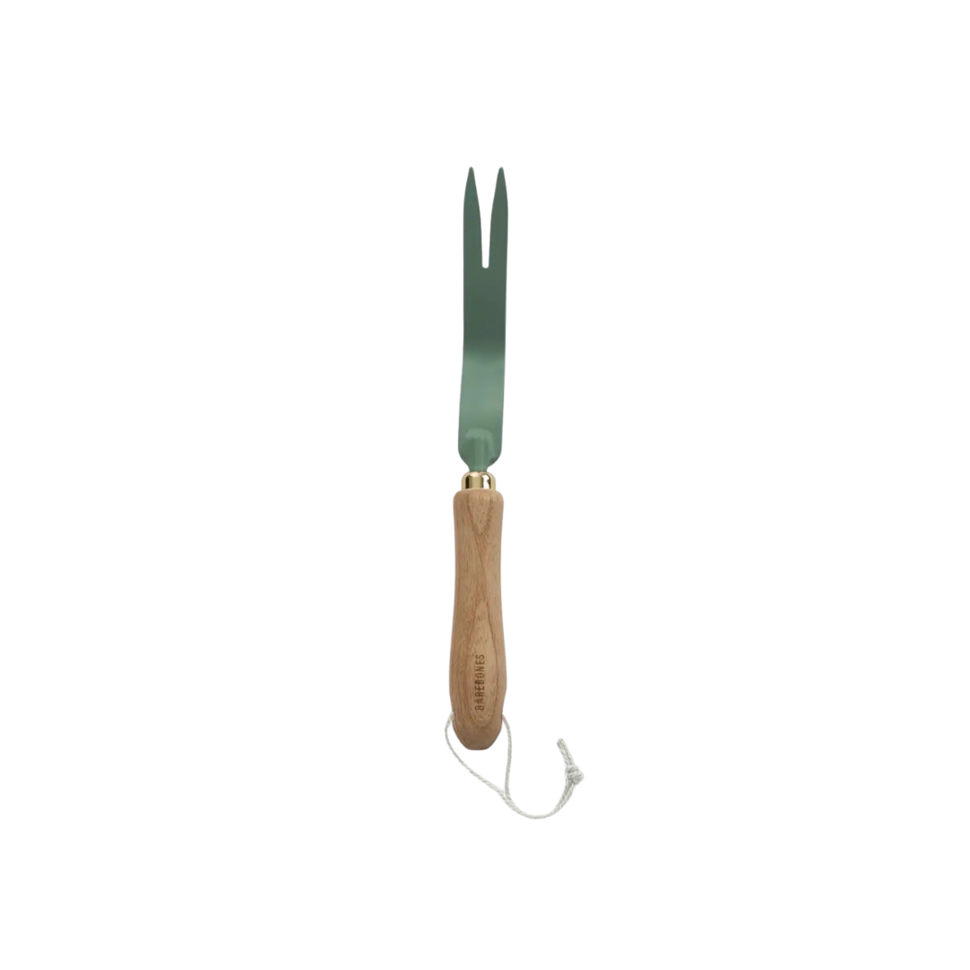 Barebones : Dandelion Weeding Fork, steel & walnut