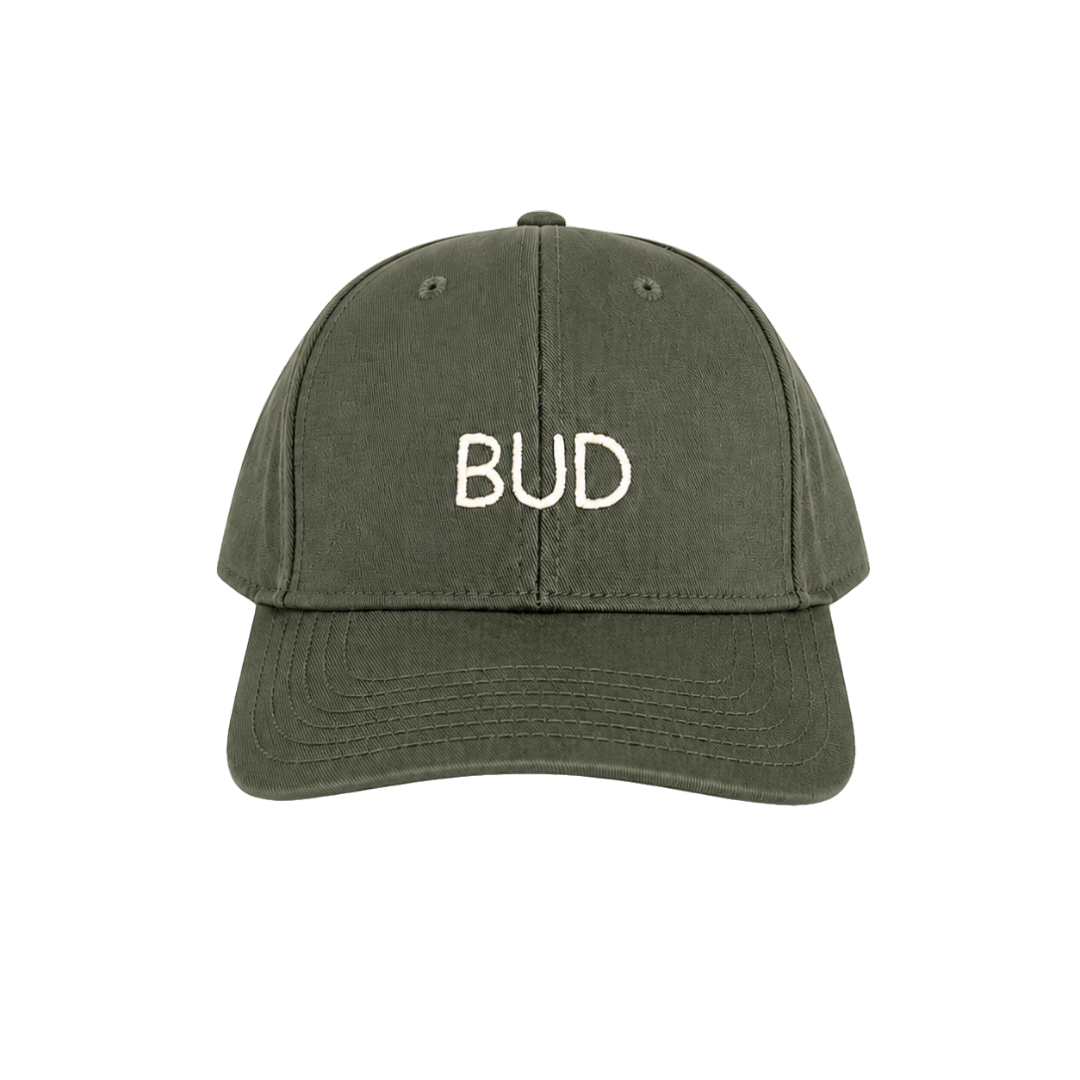 FINCH Original : BUD six panel embroidered hat in cypress green