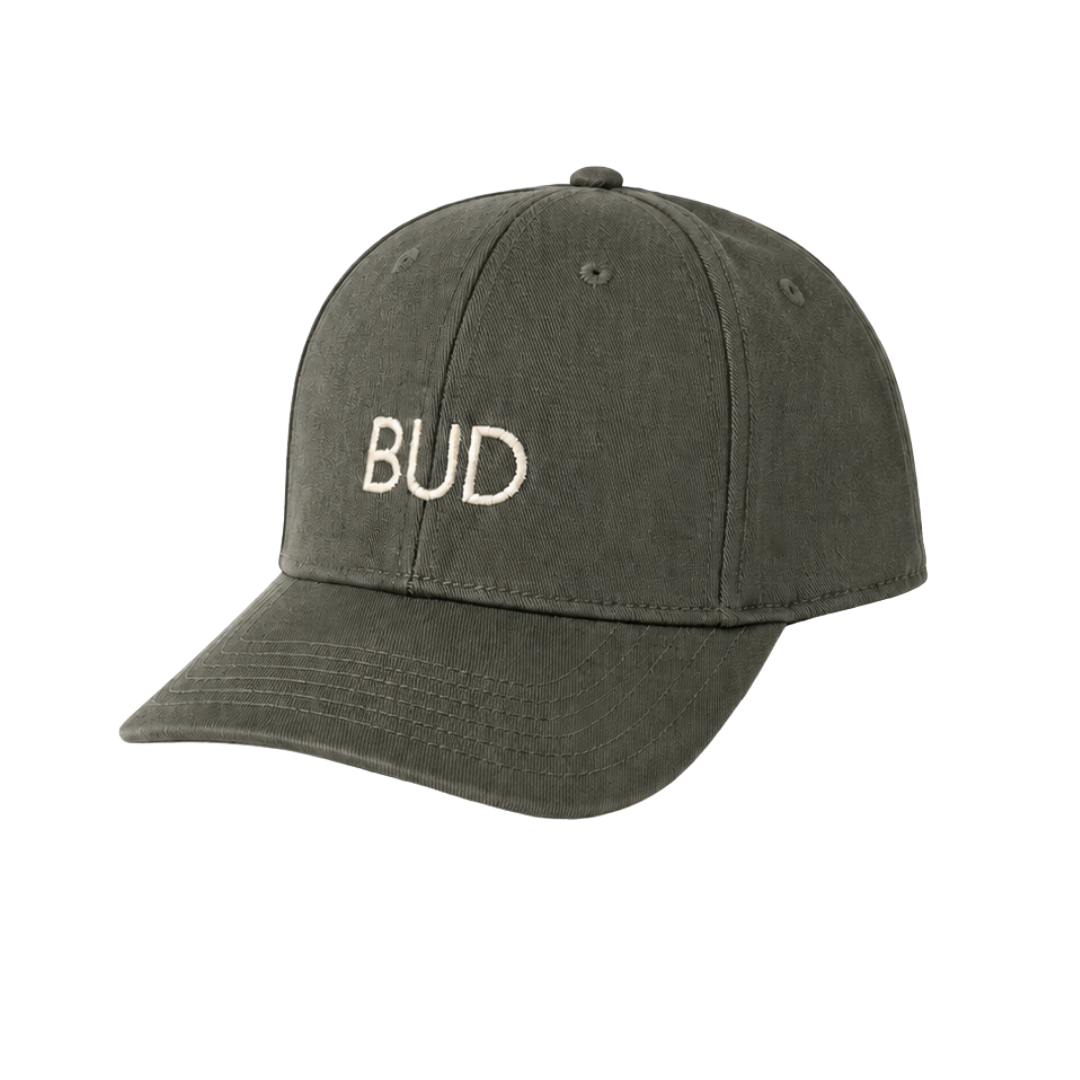 FINCH Original : BUD six panel embroidered hat in cypress green