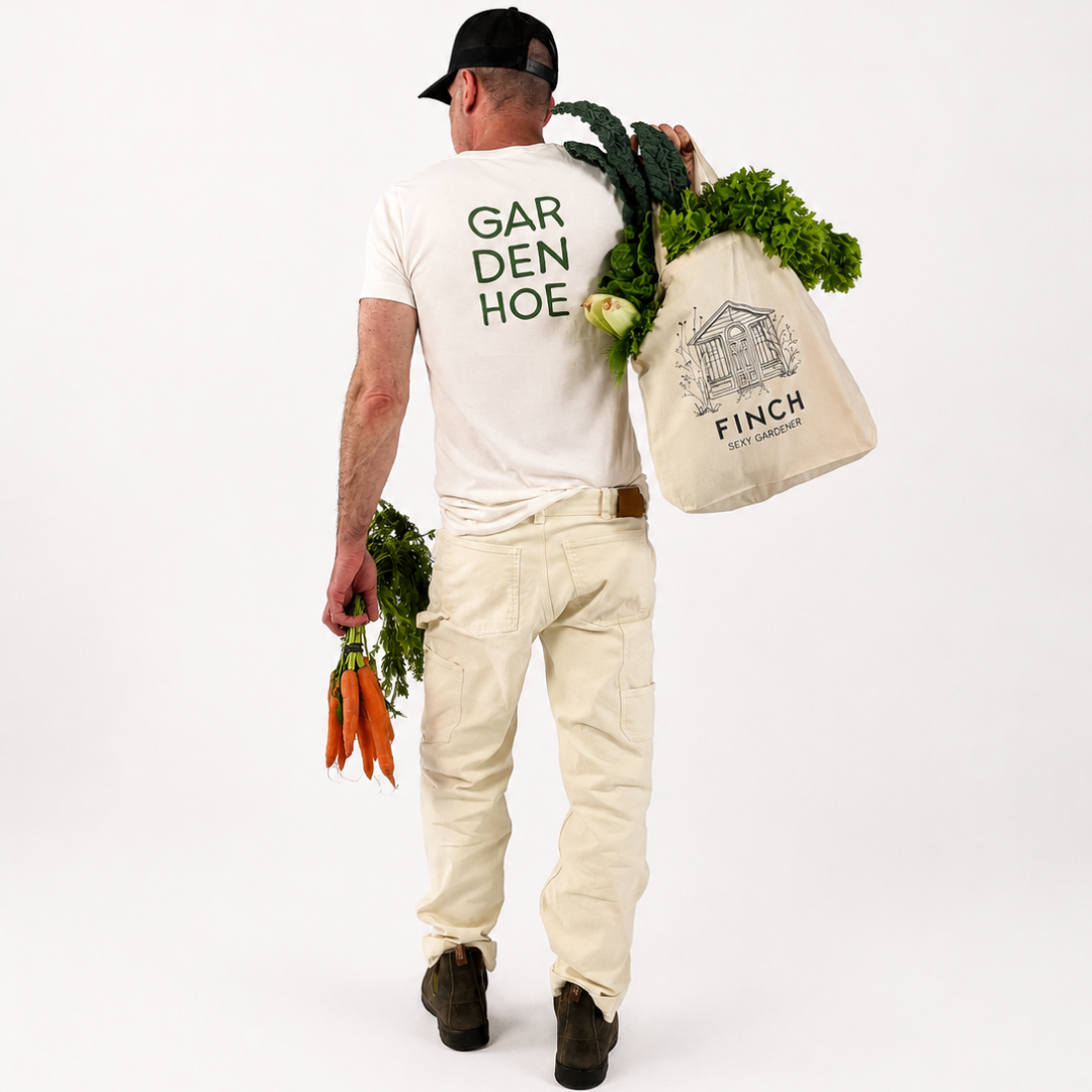 FINCH Original : Garden Hoe 100% cotton short-sleeve T-Shirt