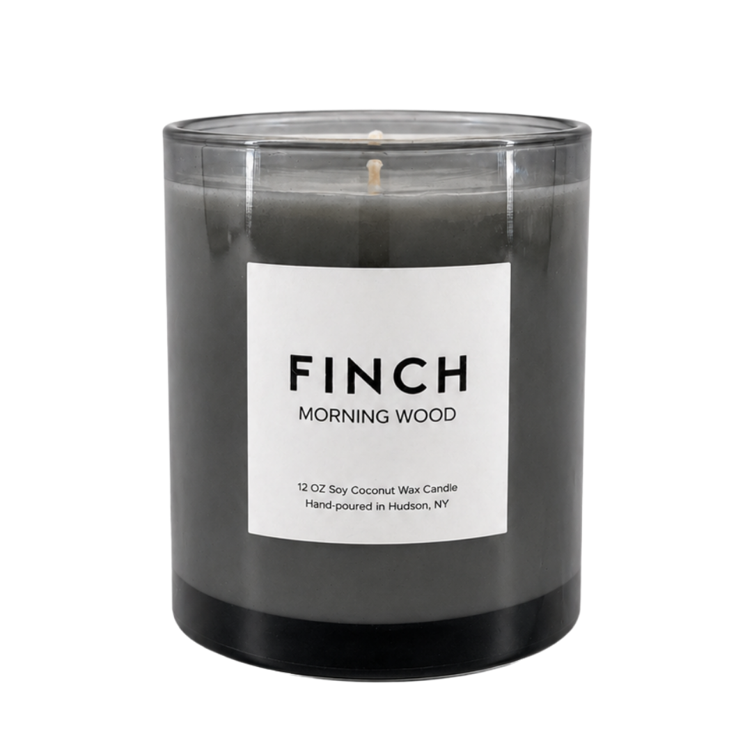 FINCH Original : Morning Wood Scented Candle, 12oz Soy