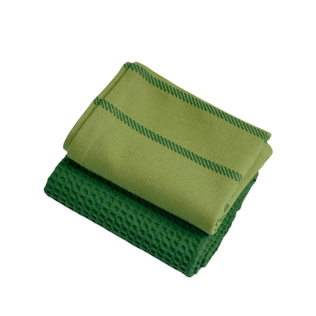 FINCH Tabletop : 100% cotton Garden Green Kitchen Towels (Set of 4)