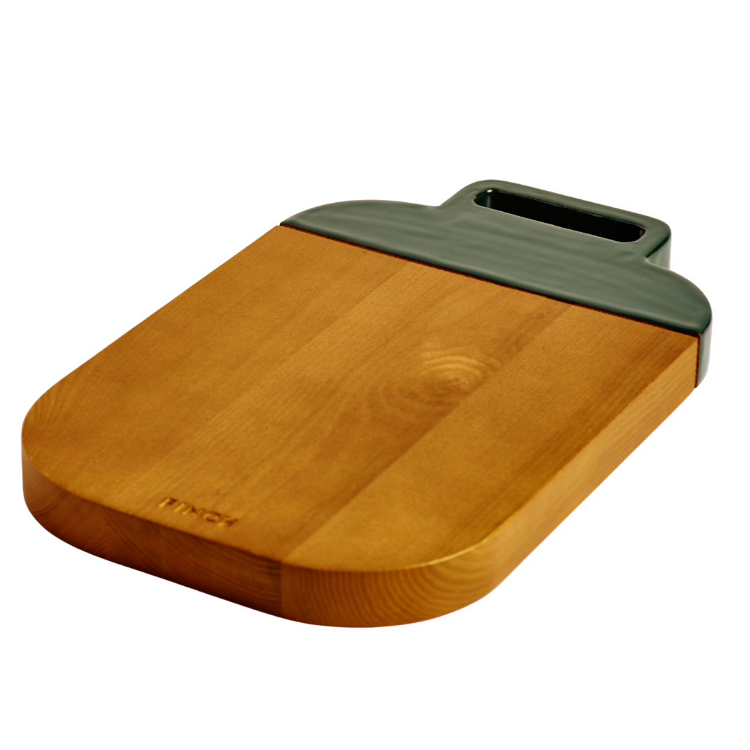 FINCH Tabletop : Ashwood and Enamel Rectangle Charcuterie Board