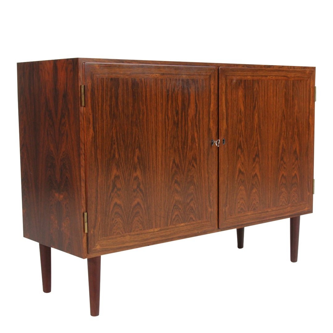 1960s Kai Winding : classic tall rosewood 2-door cabinet