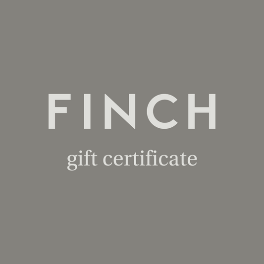 FINCH hudson : Gift Certificate