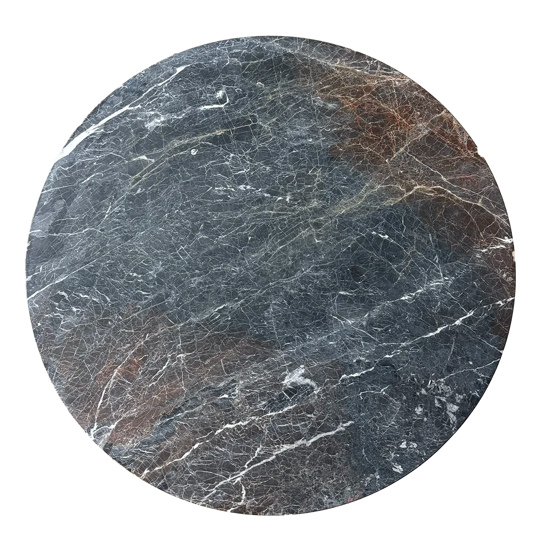 Alinea Design Objects : Angelo M table in Grey Saint Laurent marble