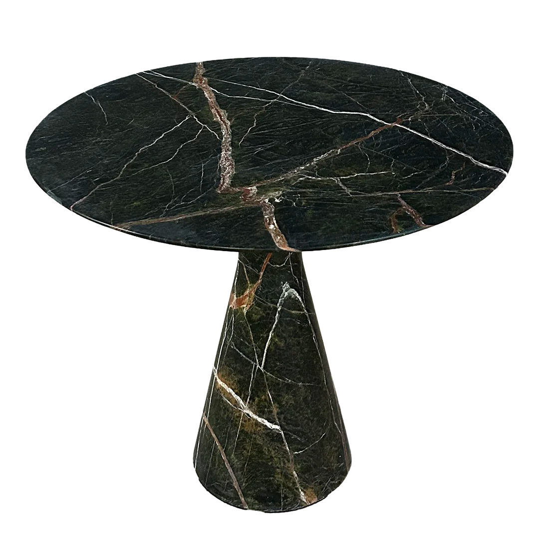 Alinea Design Objects : Angelo M table in Picasso Green marble