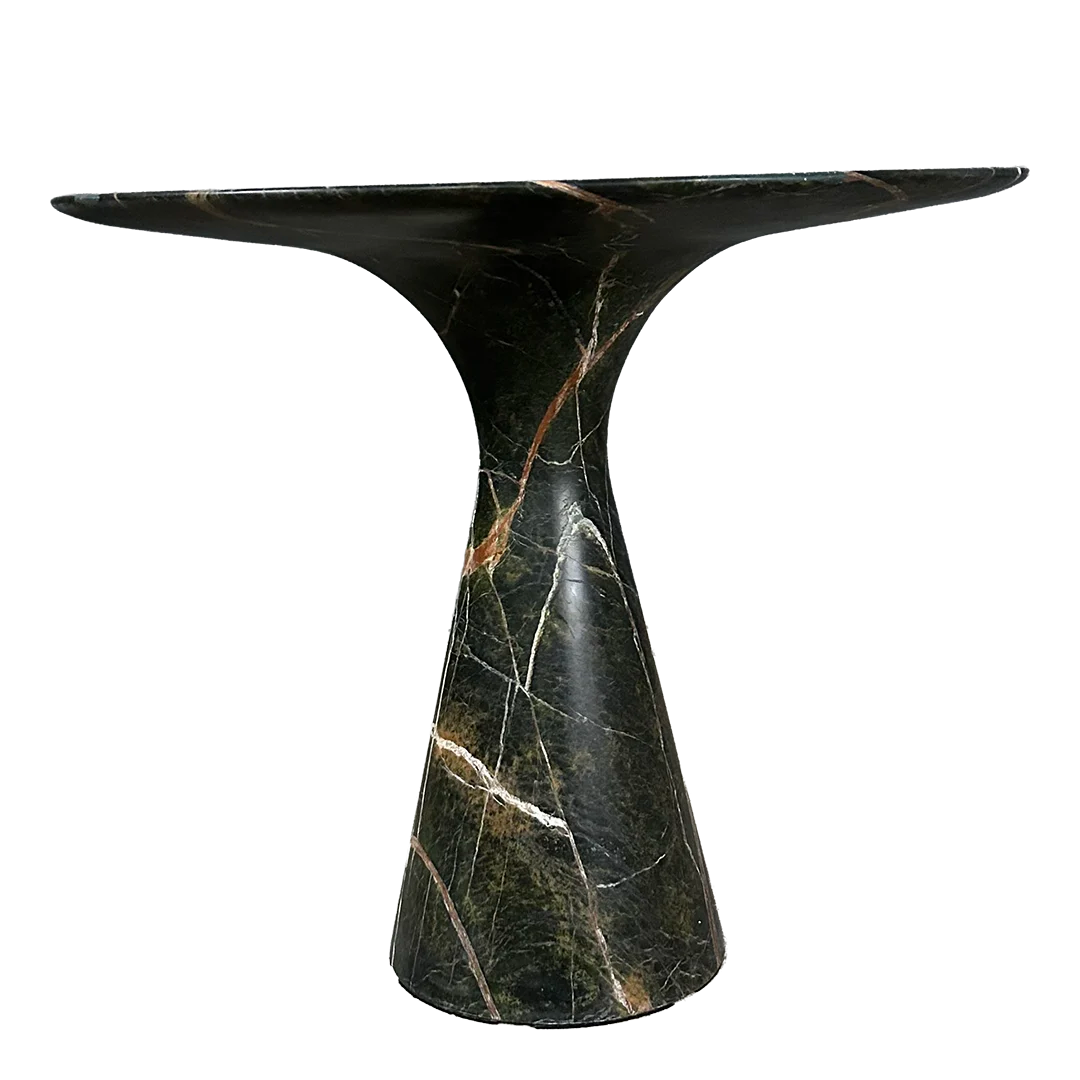 Alinea Design Objects : Angelo M table in Picasso Green marble