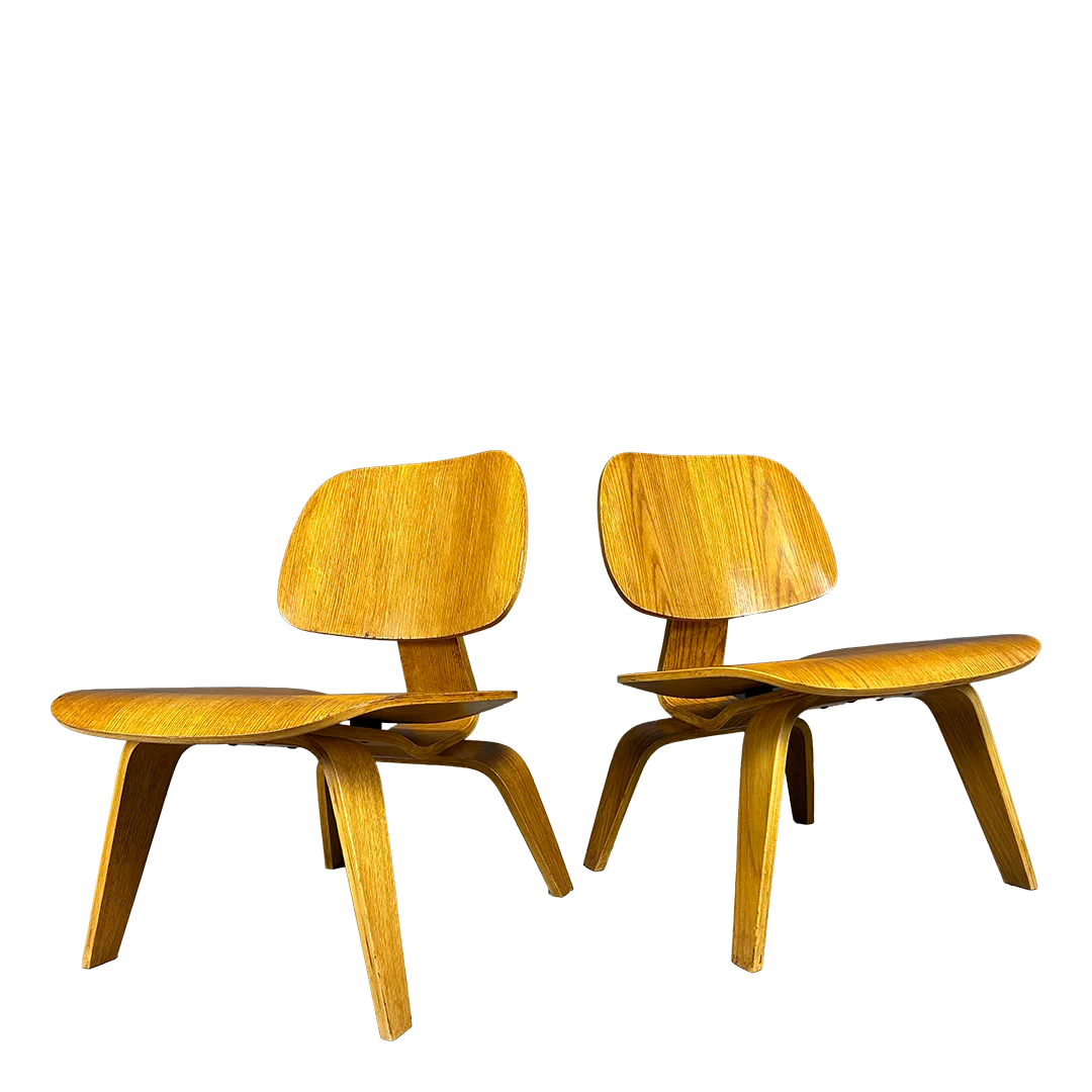 1950s Herman Miller : Charles & Ray Eames Early LCW Lounge Chair