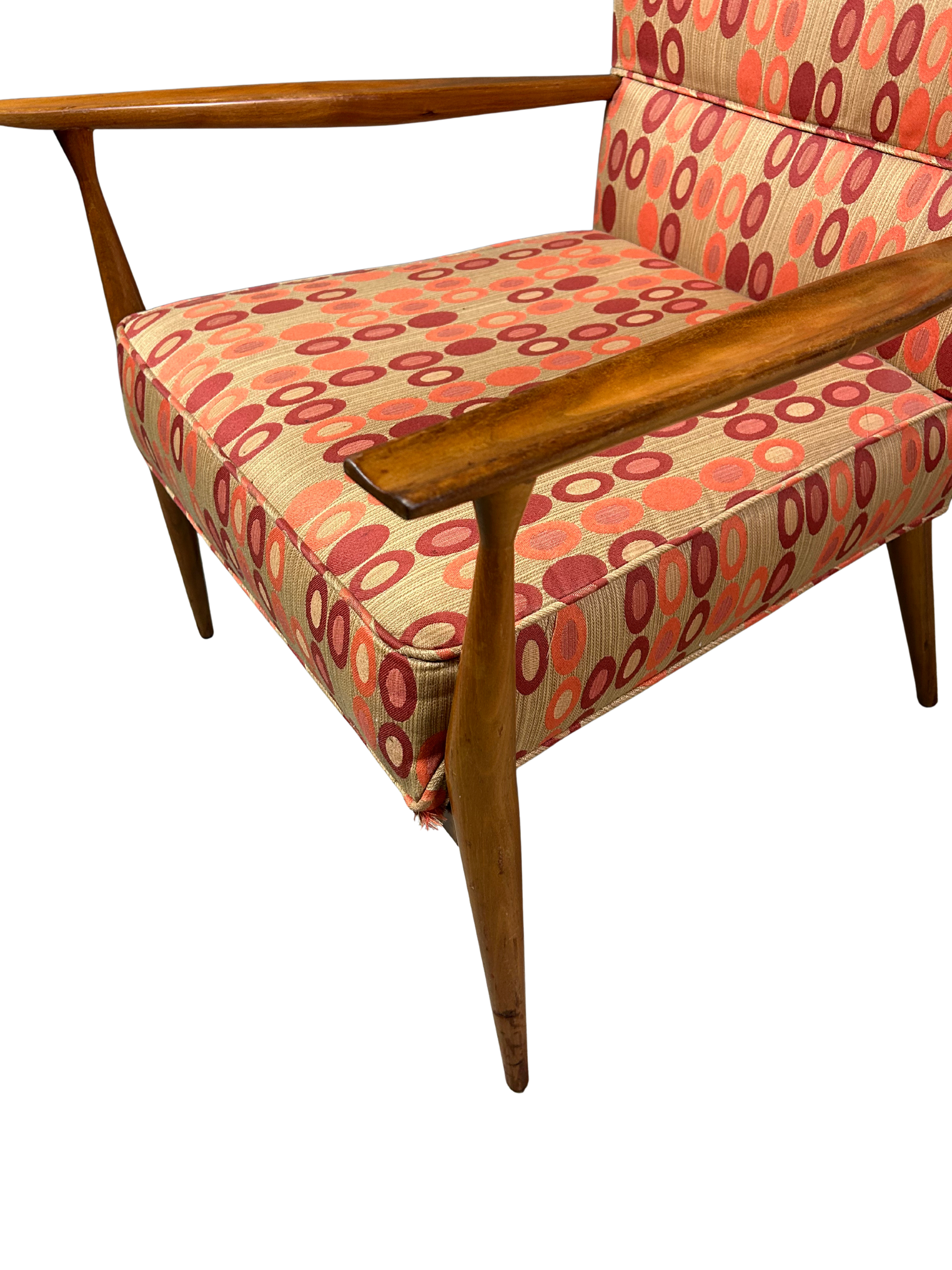 1954 Paul McCobb : Model 1322 tall walnut armchair, Directional