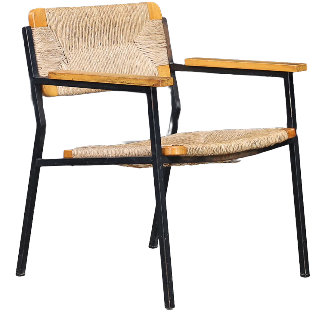 1960s Dutch : restored Gijs van der Sluis Model 36 armchair