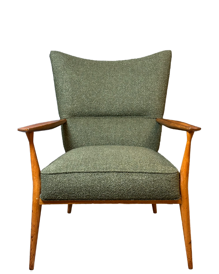 1954 Paul McCobb : Model 1322 tall walnut armchair, Directional