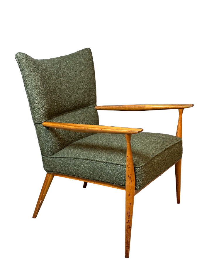 1954 Paul McCobb : Model 1322 tall walnut armchair, Directional