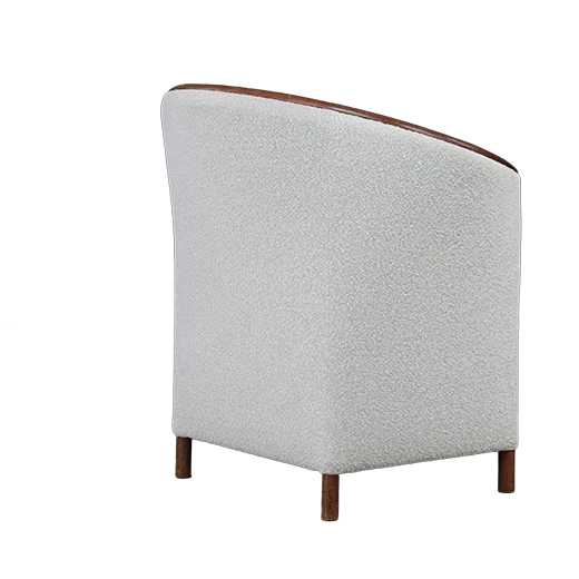 1970 Czech : Antti Nurmesniemi style tub chair in boucle, TON