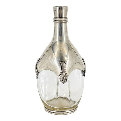 1960s French : Les Étaïns du Manoir pewter mounted carafe