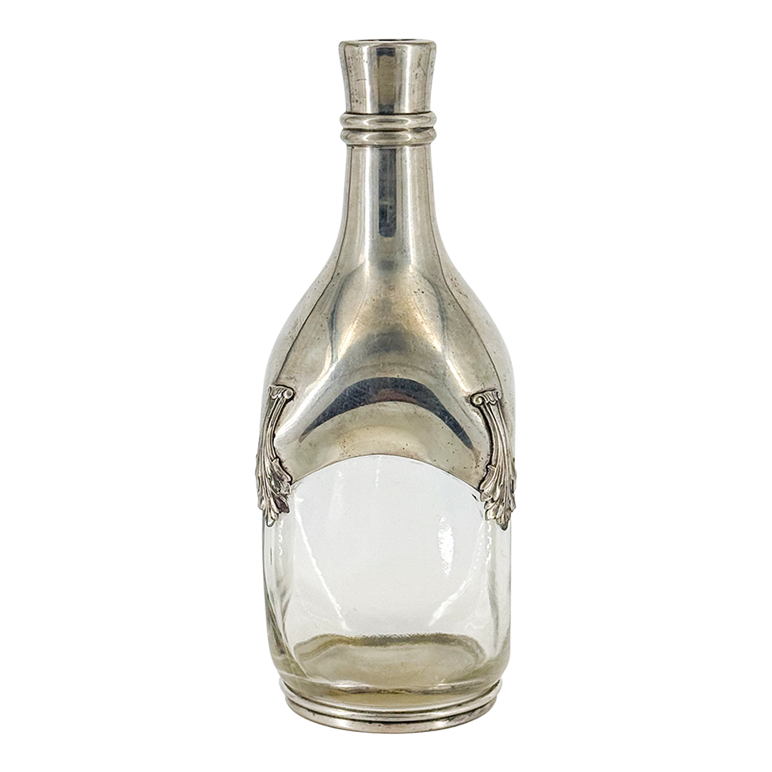 1960s French : Les Étaïns du Manoir pewter mounted carafe