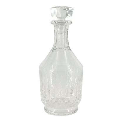 1960s French : Baccarat cut crystal Carafe Spiritueux decanter