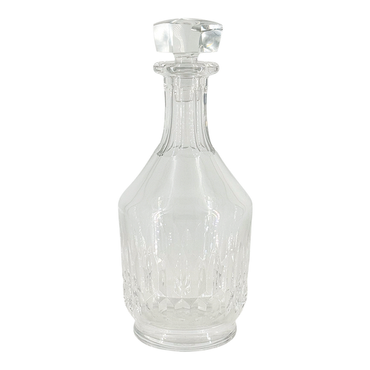 1960s French : Baccarat cut crystal Carafe Spiritueux decanter