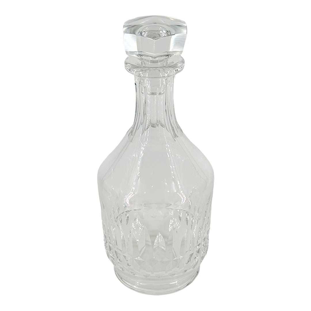 1960s French : Baccarat cut crystal Carafe Spiritueux decanter