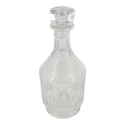 1960s French : Baccarat cut crystal Carafe Spiritueux decanter
