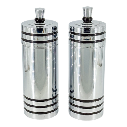1940s American : Art Deco Chase U.S.A chrome cocktail shaker