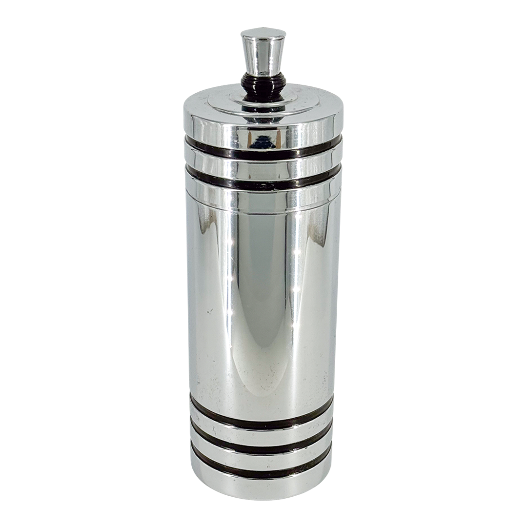 1940s American : Art Deco Chase U.S.A chrome cocktail shaker