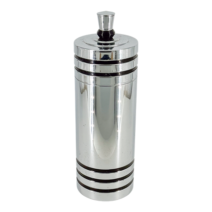 1940s American : Art Deco Chase U.S.A chrome cocktail shaker