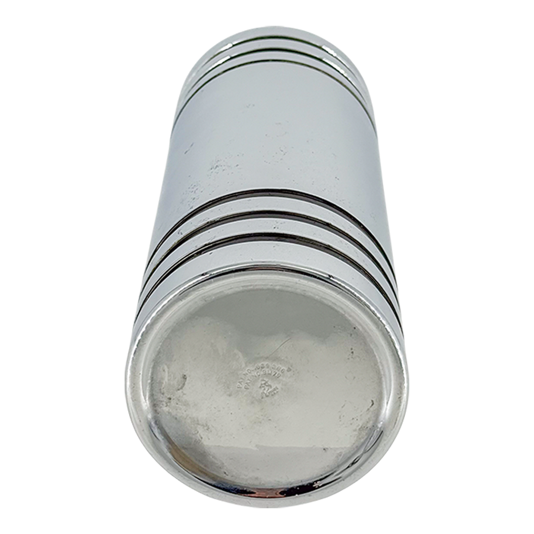 1940s American : Art Deco Chase U.S.A chrome cocktail shaker