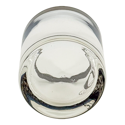 1960s American : set six silver monogram "D" old fashioned glasses