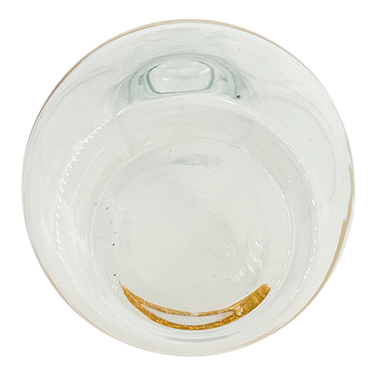 Mid-century European : gold banded decanter + cordial/aperitif set