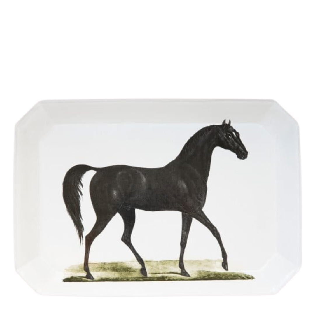 John Derian : Horse Platter for Astier de Villatte