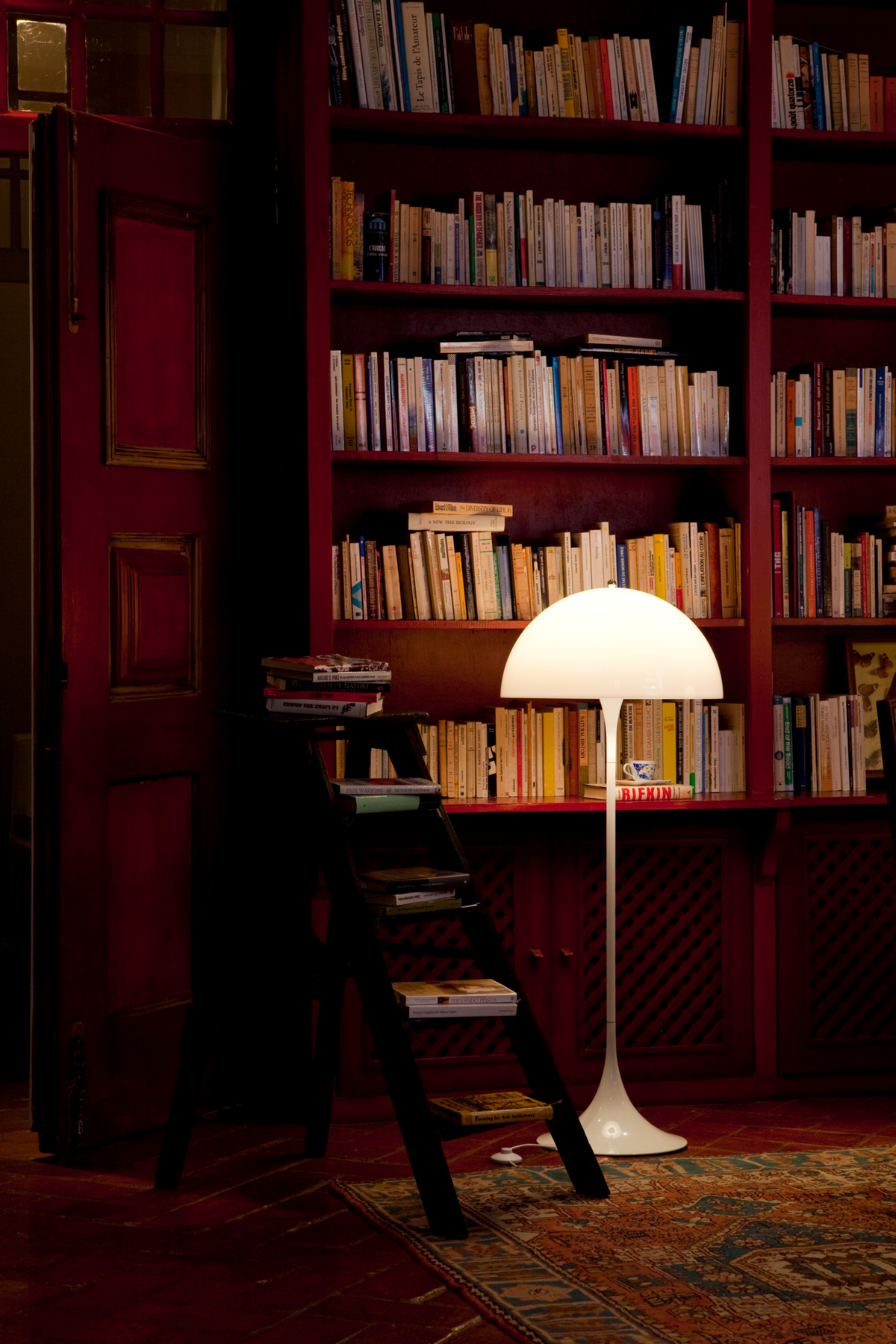 Verner Panton : Panthella Floor Lamp, 1970s design, Denmark