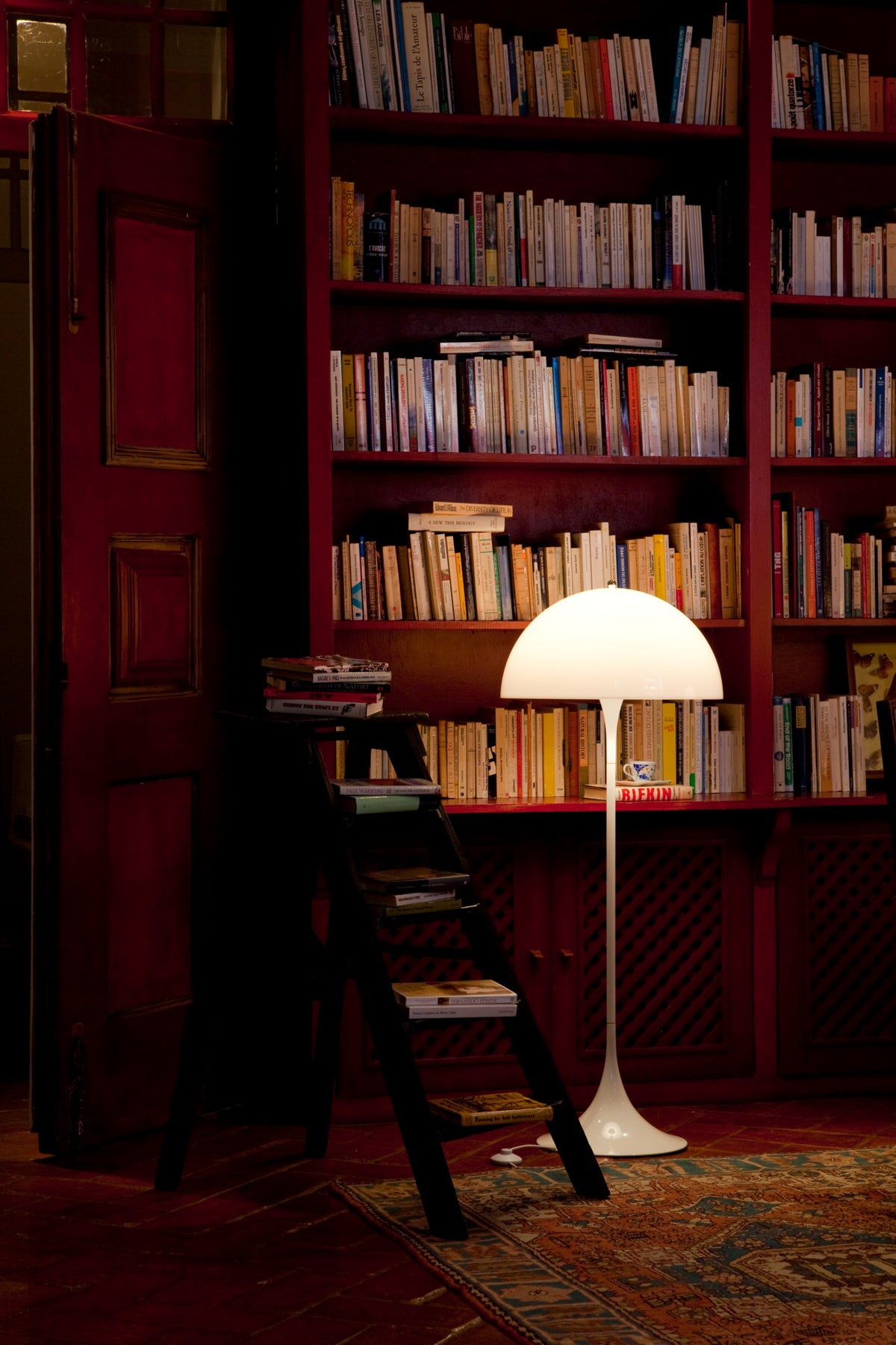 Verner Panton : Panthella Floor Lamp, 1970s design, Denmark