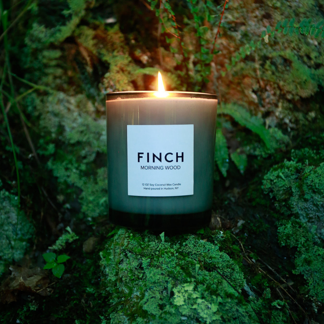 FINCH Original : Morning Wood Scented Candle, 12oz Soy