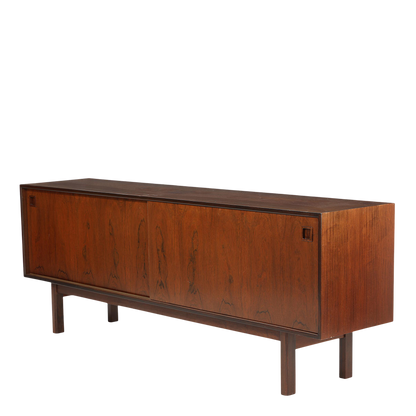 1965 Gunni Omann : 83" 2-door rosewood sideboard, Denmark
