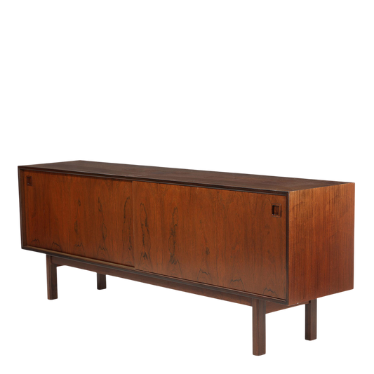 1965 Gunni Omann : 83" 2-door rosewood sideboard, Denmark