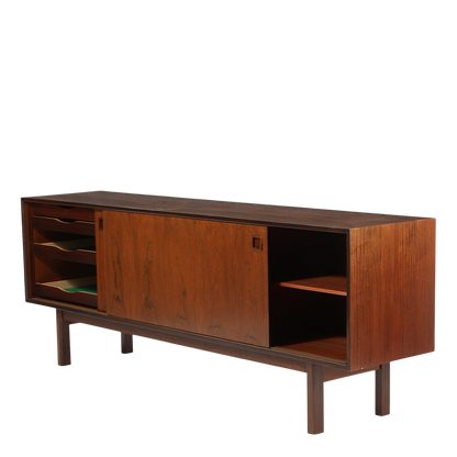 1965 Gunni Omann : 83" 2-door rosewood sideboard, Denmark