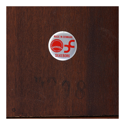 1960s Johannes Andersen : three-tier rosewood serving trolley, Silkborg