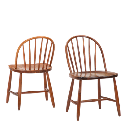 1940s Børge Mogensen : Set of six Model J3 "Windsor" dining chairs for FDB