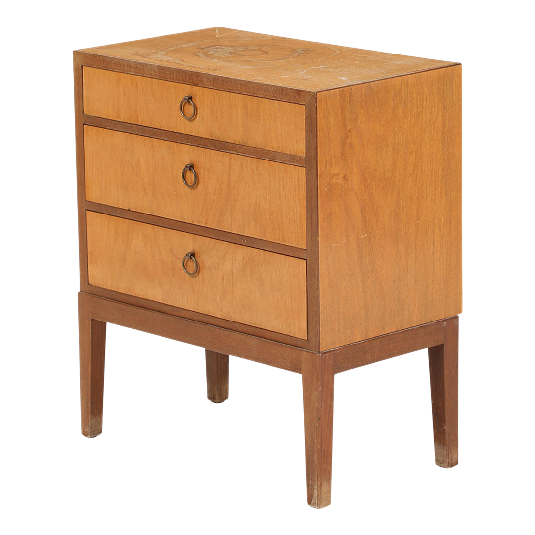 1950s Thorald Madsen : mahogany nightstand or small cabinet