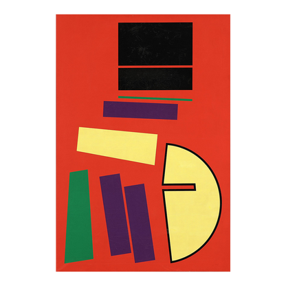 1958 Mogens Lohmann : abstract geometric in color, o/c