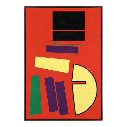 1958 Mogens Lohmann : abstract geometric in color, o/c