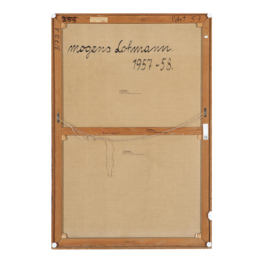 1958 Mogens Lohmann : abstract geometric in color, o/c